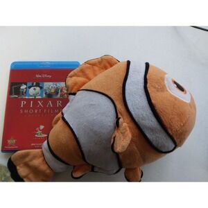 Pixar Finding Dory Plush with Disney Pixar Short films blue ray bundle of 2